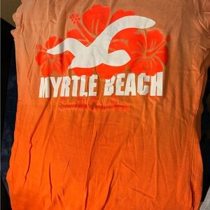 Orange Myrtle Beach Graphic Tee